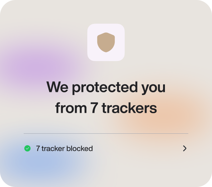 Your data stays yours.